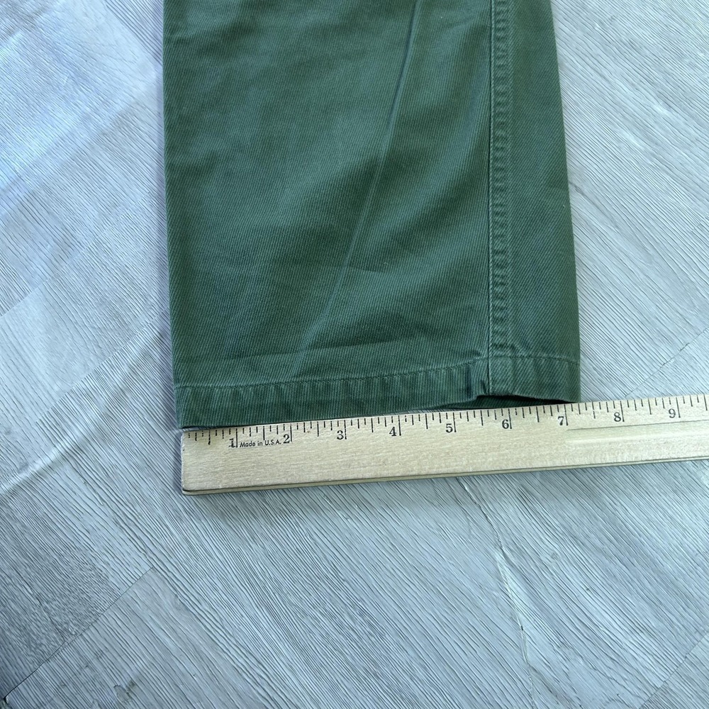 Patagonia Pants Womens 10 Green Cargo Organic Cotton Twill Relaxed Casual - Picture 12 of 13